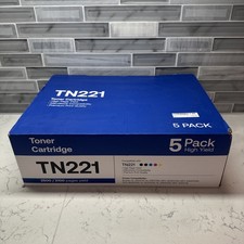 5 Pack TN-221 TN-225 C/M/Y/Bk Toner Set For Brother HL-3140CW HL-3170CDW