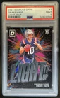 2024 Panini Donruss Optic Drake Maye Light It Up RC Rookie #7 Patriots PSA 9