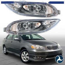 For Toyota Corolla 2005-2008 Clear Front Bumper Fog Lights Wwiring Leftright
