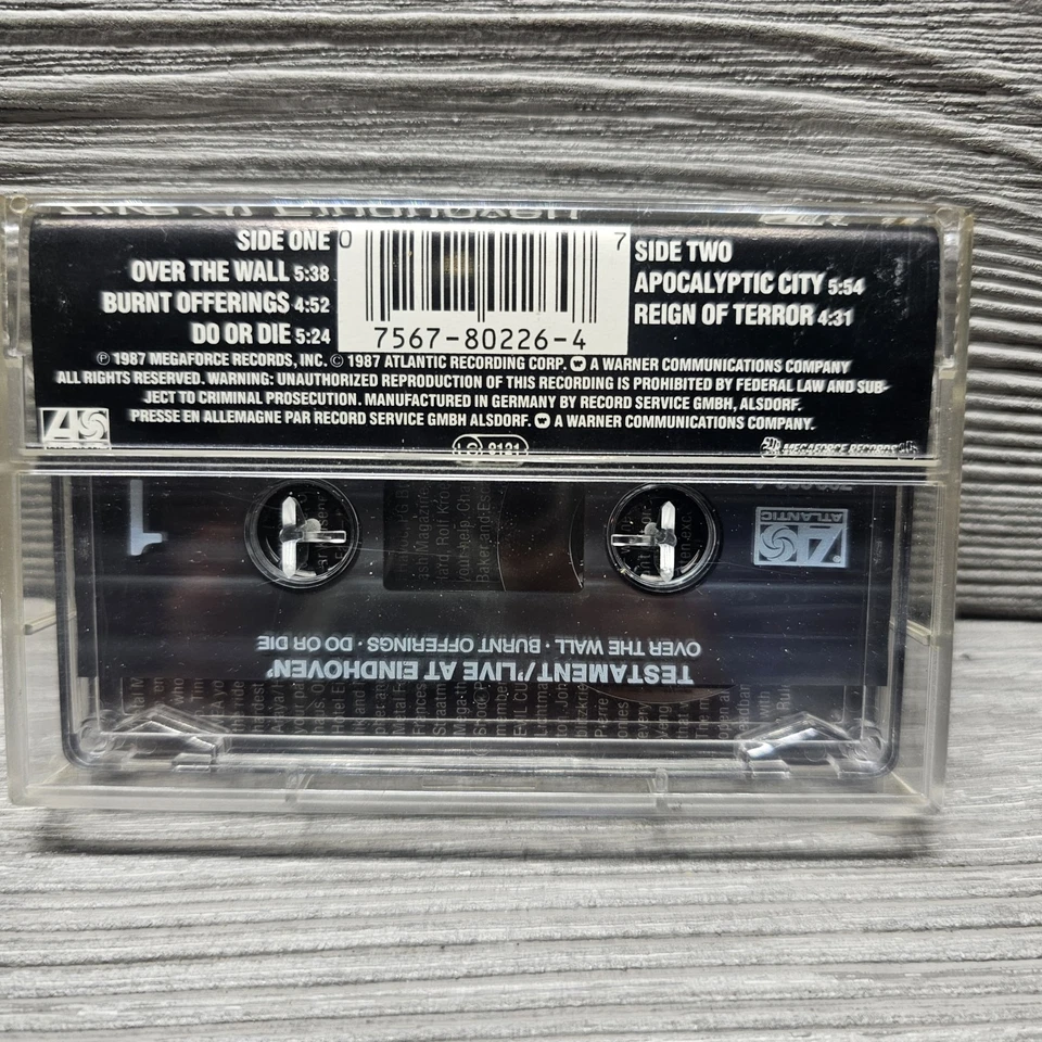 Live at Eindhoven [EP] by Testament (Cassette, 1987, Megaforce) France Tested  - Image 2 of 4