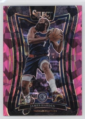 2024-25 Panini Select Mezzanine Pink Cracked Ice Prizm /99 James Harden #351 5jz