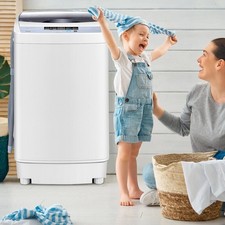 2-in-1 Compact Washing Machine Laundry Washer Portable Washer Spin Combo 4.5KG