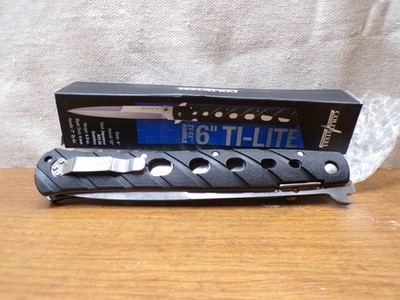 Cold Steel #26SXP 6  TI-LITE ZY-EX Handle Folding Knife NOS