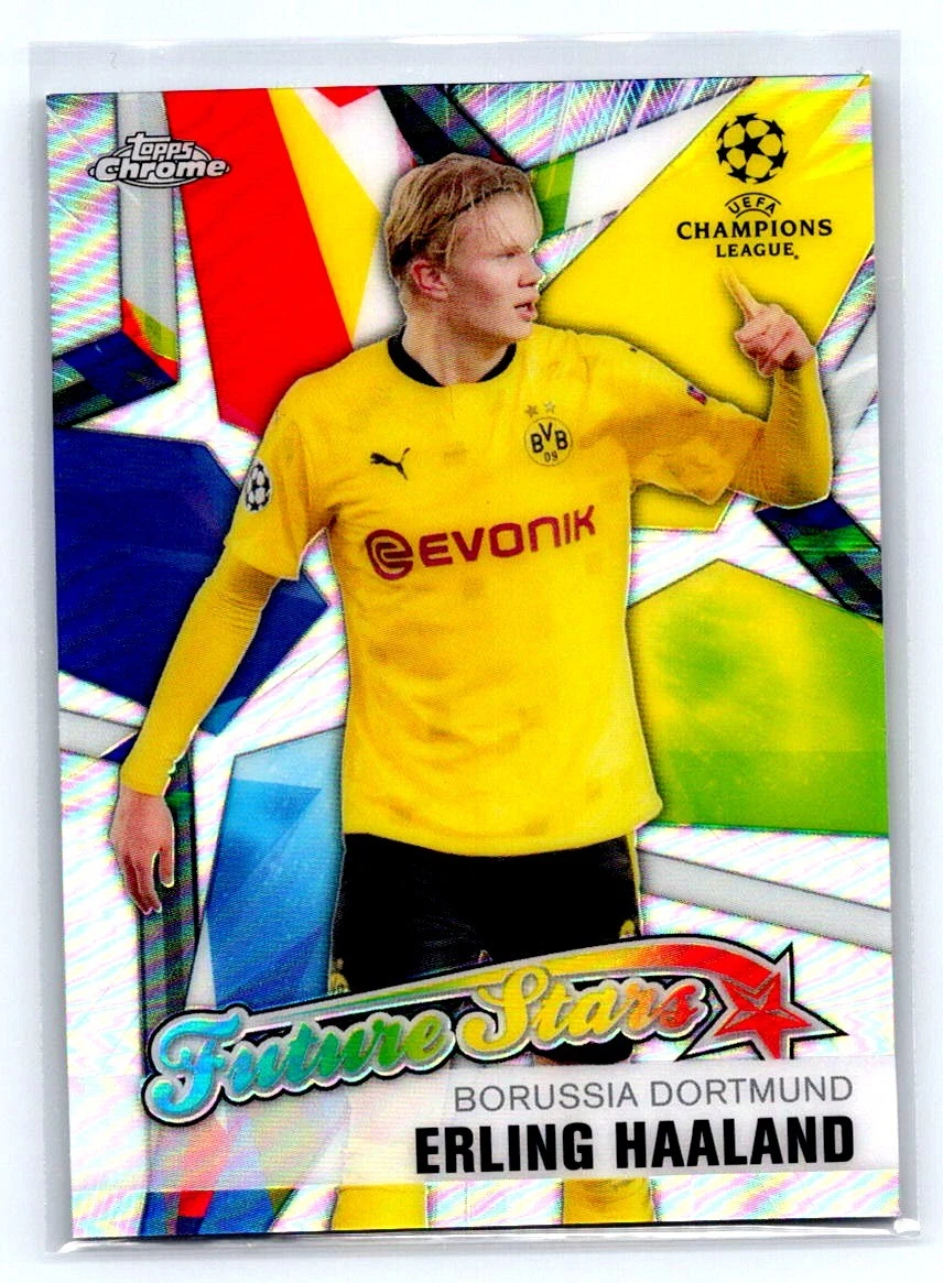 2020-21 Topps Chrome UCL Erling Haaland #FS-EH for sale | eBay