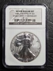 2006 P $1.00 American Silver Eagle  20th Anniversary Reverse Proof NGC PF 70