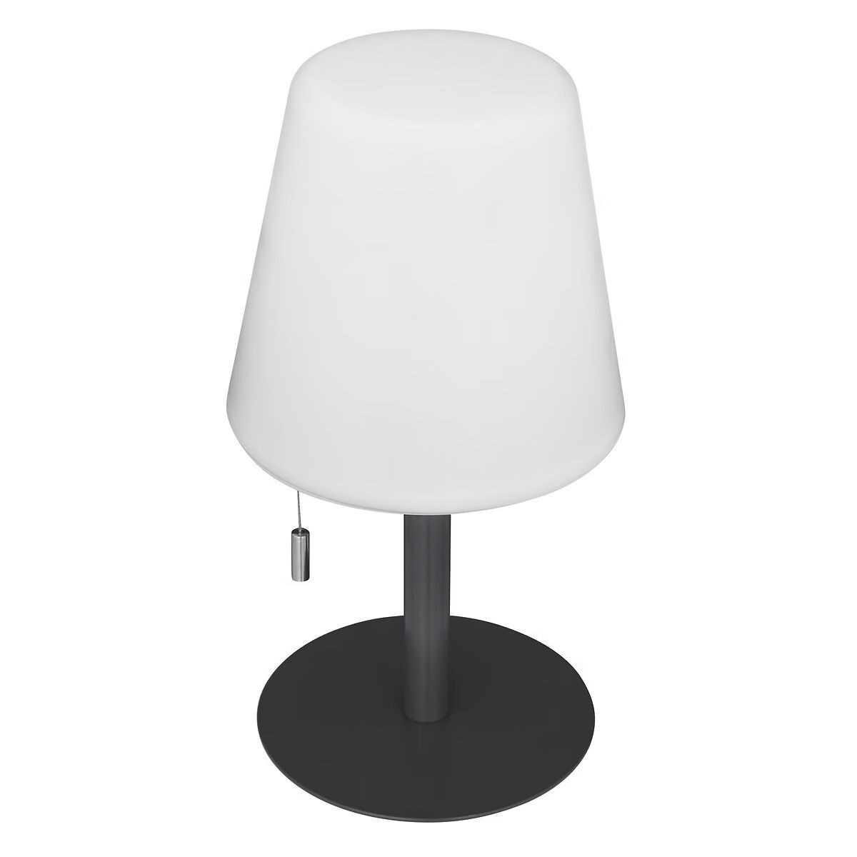 Lampe à poser d'extérieur Zack résiste au vent et à la pluie pour table jardin