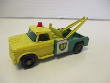 Vintage Matchbox BP OIL WRECKER TOW TRUCK (Missing hook) VERY SHARP