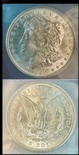 1900 Morgan Silver Dollar MS63 Light Toning Very Nice Condition ICG MS 63 $1