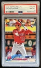 2018 Topps Update Shohei Ohtani RC Rookie #US285 Angels PSA 8