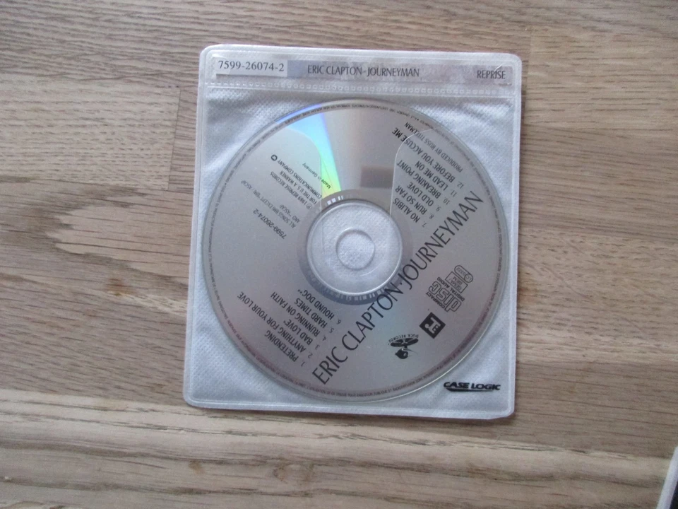  Blues & Rock Musik CD von Eric Clapton   Journeyman  Sehr guter Zustand !  - Bild 2 von 2