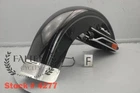 2008 Harley Electra Glide Front Fender Assembly VIVID BLACK SILVER STRIPES #4277