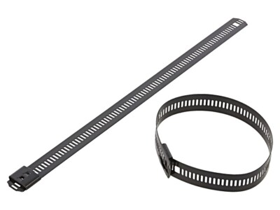 10X LC126-200 Kabelbinder L: 200mm W: 12mm säurebständiger Stahl AISI 316 RAYCHE