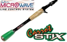 Carrot Stix CASTING 7' MEDIUM LIGHT Wild Black W/ MicroWave Guides Fishing Rod