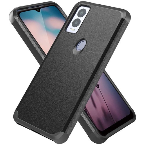 Funda rígida híbrida para teléfono Cricket Magic 5G/AT&T Propel 5G + vidrio templado - Imagen 17 de 73
