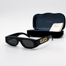 NEW GUCCI GG1771S 001 GEOMETRIC BLACK GREY WOMEN SUNGLASSES GUCCI