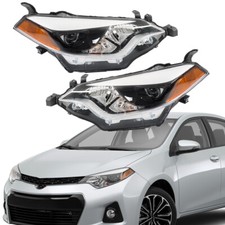 Led Headlight Assembly For 2014 2015 2016 Toyota Corolla Left Right 2pc Pair Set