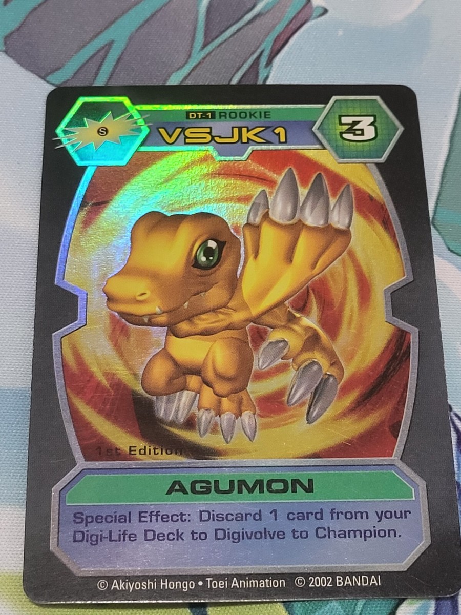 HOLO Digimon D-Tector Agumon DT-1 - 1st Edition Series 1