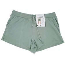 RBX Mineral Washed Short with Rib Trimmed Pockets Celedon Green Large