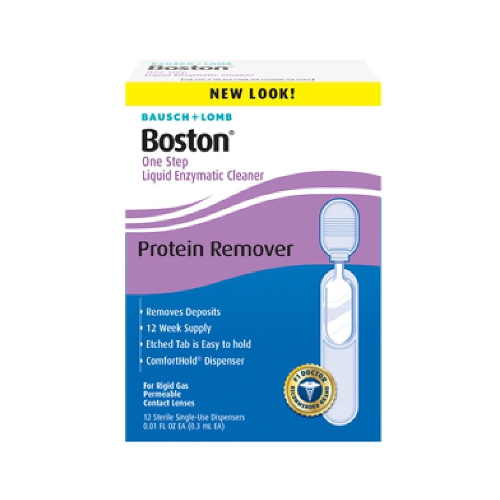 Bausch & Lomb Boston One Step Liquid Enzymatic Cleaner, Protein Remover