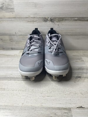 Nike Force Zoom Trout 9 Pro Grey Baseball Cleats Men's Size: 8 FB2907-002 New