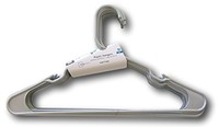 Standard Plastic Adult Hangers - Silver, New, Free Shipping on sale Standard Plastic Adult Hangers - Silver, New, Free Shipping on sale