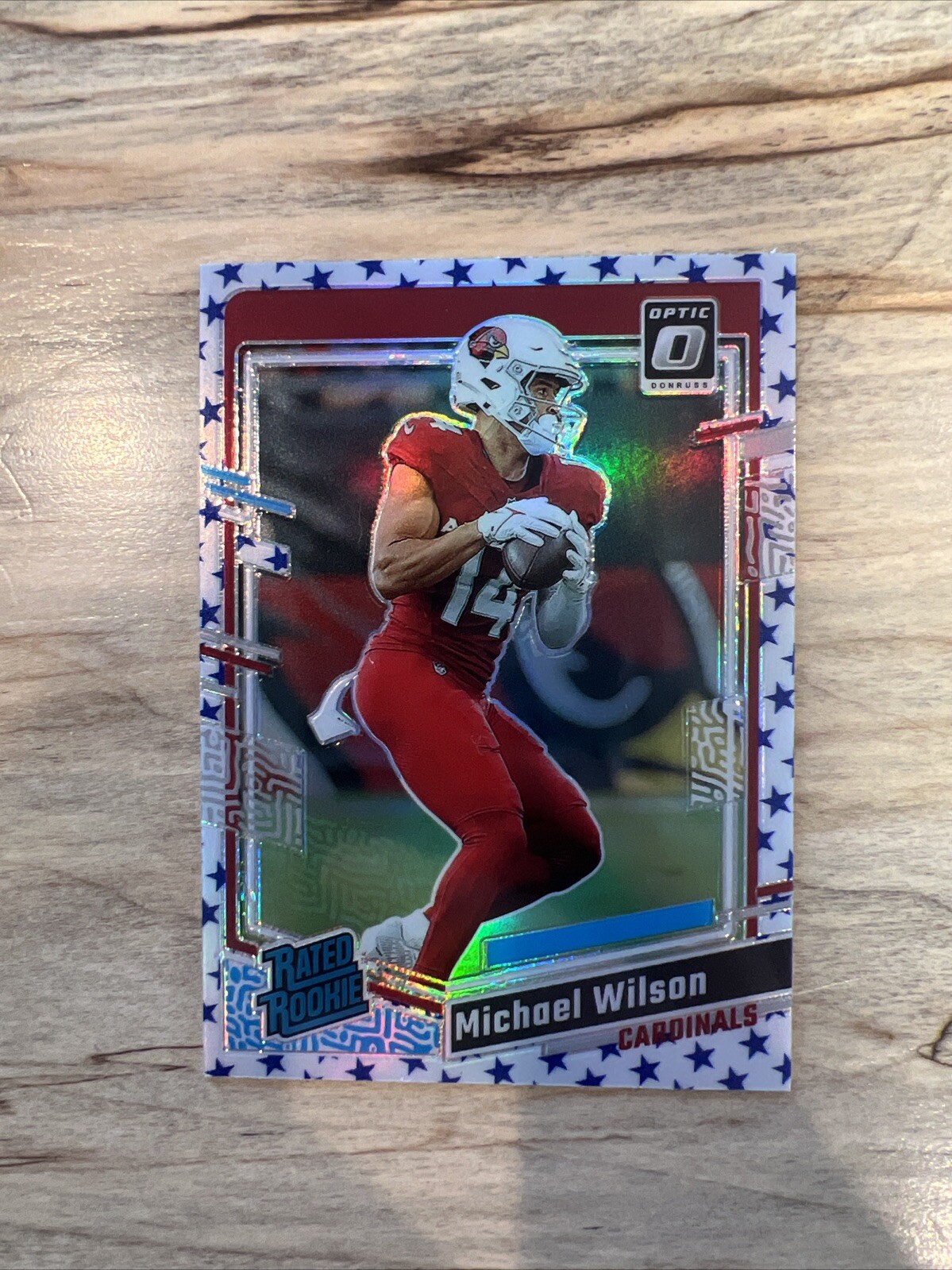 2023 Donruss Optic Rated Rookie Blue Stars SP - MICHAEL WILSON #204 Cardinals RC
