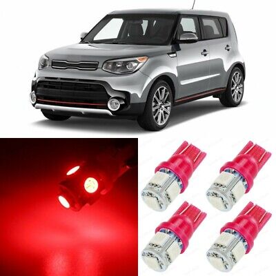 11 X Ultra Red Interior Led Lights Package For 2010 2018 Kia Soul Tool Ebay