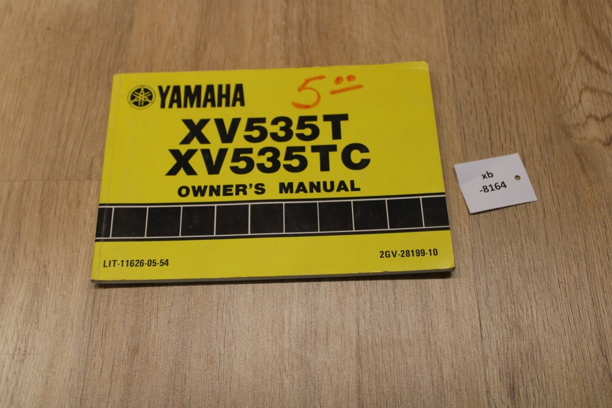 Yamaha XV535T XV535 TC Owner`s Manual 2GV-28199-10 xb8164 | eBay
