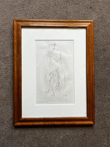 Antique Print Grand Tour “Mercury about to Kill Argus” Framed - 第 1/6 張圖片