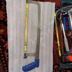 Nicholson Number 9 Hacksaw, Us-Made, 12 And 10” Blade Capable