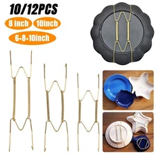Plate Hanger for Wall,  6/8/10 Inch Stainless Steel Invisible Wire Dish Holder