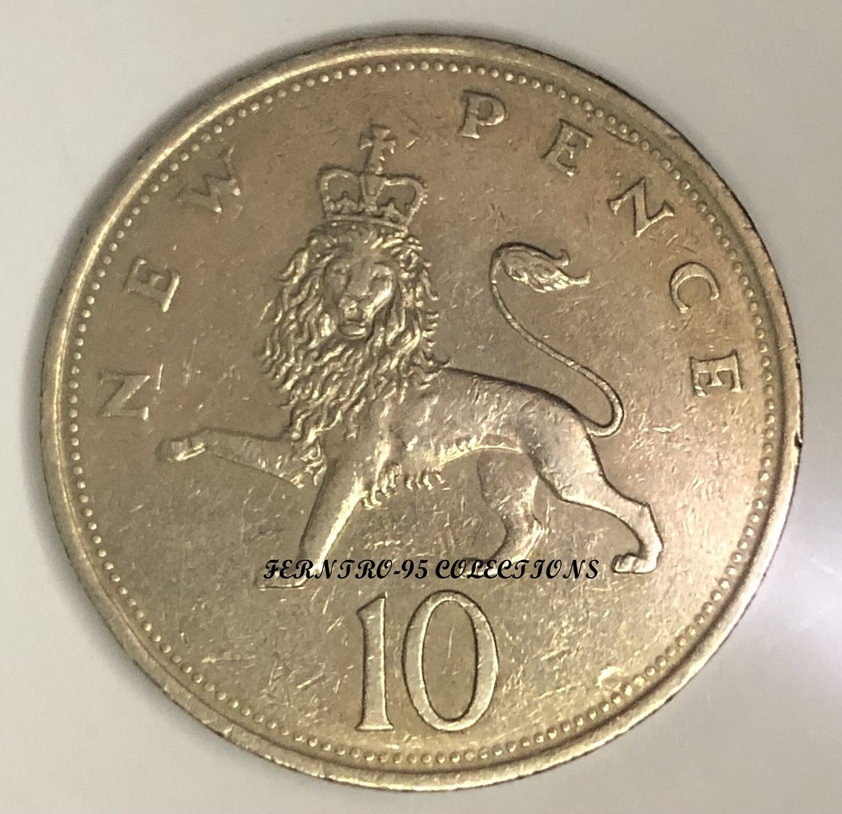 EU5] 1969 10 New Pence - Elizabeth II 2nd portrait, Brilliant ALMOST UNCIRC  | eBay