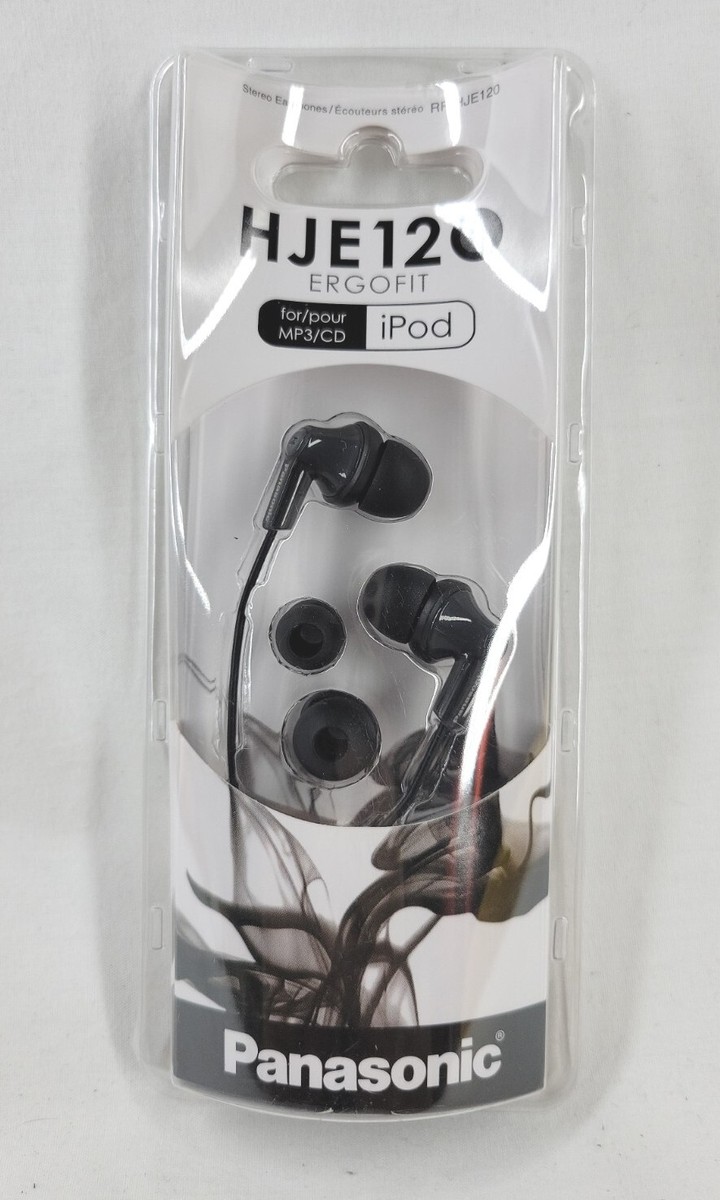 Panasonic RP-HJE120PPK ErgoFit Wired In-Ear Stereo Earbud