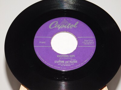 Jo Stafford And Gordon MacRae/ A Thought In My Heart/Whispering Hope