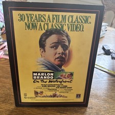 Video Store Display Beta VHS 1980s On The Waterfront Marlon Brando