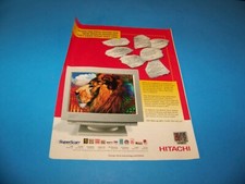 Hitachi Monitors Print Ad From Magazine 1998 "Vintage Computer Ad"