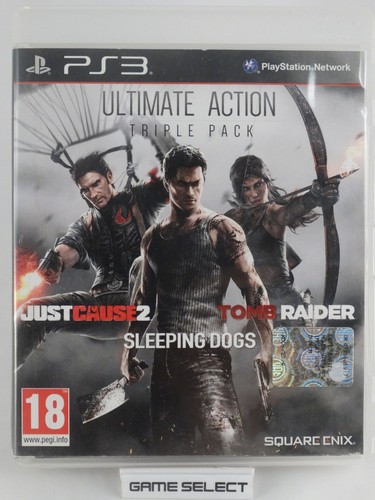 Triple Pack De Play 3 Just Cause 2 Tomb Raider Sleeping Dogs | Cuotas