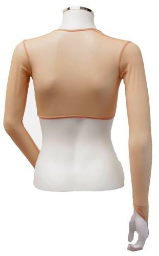 BRIDAL WEAR BOLERO SHRUG LACE BRIDE WEDDING DRESS SLEEVES STRETCH MESH ARM COVER - Picture 19 of 52