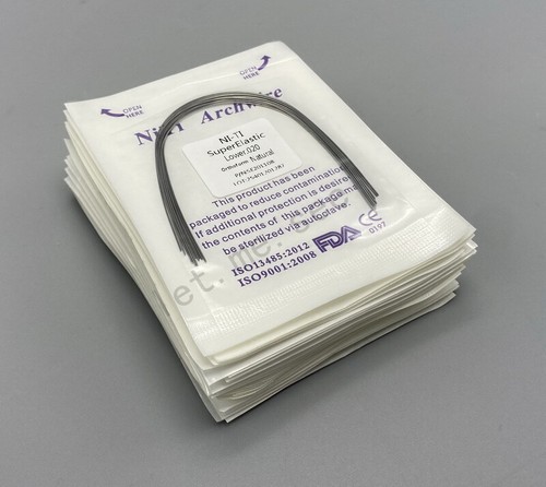 10x Dental Orthodontic Arch Wire Rectangular Natural Form 020 Super Elastic Niti - Picture 8 of 24