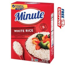 Minute White Rice, Instant White Rice for Quick Dinner Meals, 42-Ounce Box