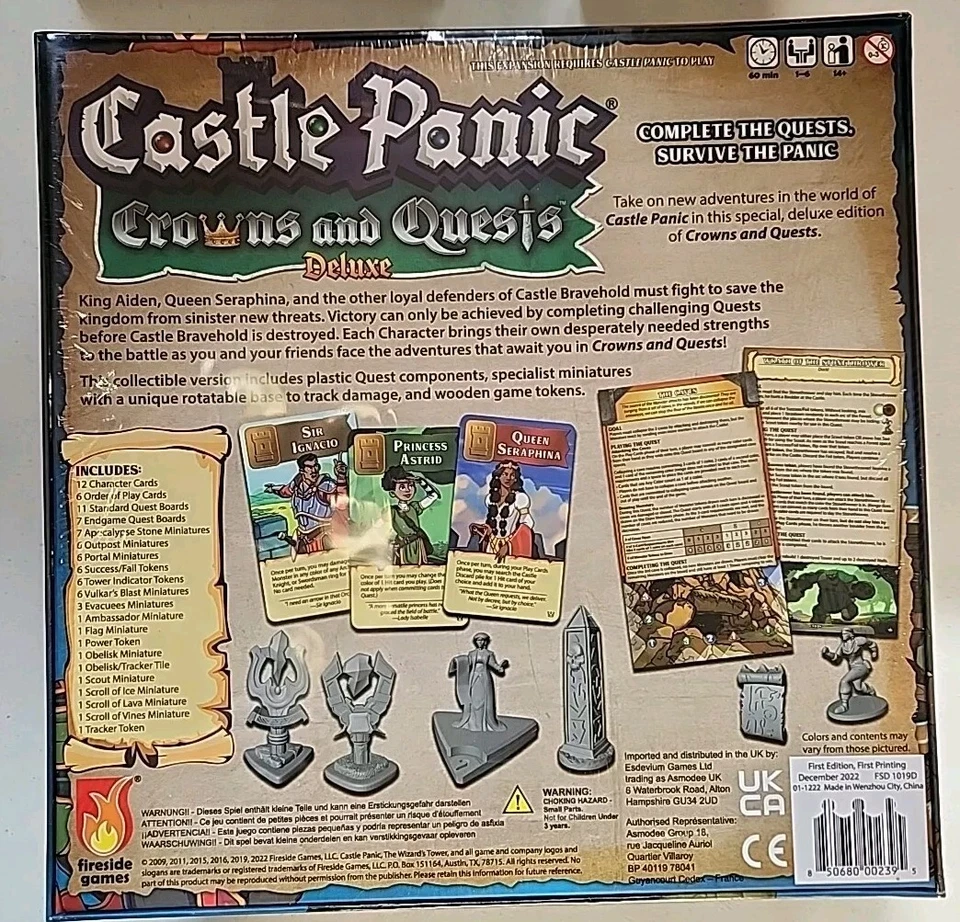 Castle Panic Crowns and Quests Deluxe Edition Kickstarter - Image 2 of 2