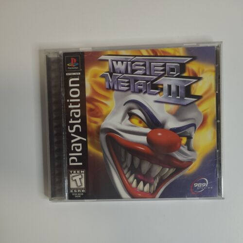 Twisted Metal III ETICHETTA NERA (Sony PS 1, 1998) AUTENTICA TESTATA. MOLTO PULITO! - Foto 1 di 8