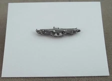 US Navy Miniature Submarine Combat Patrol Badge - Long Shank Clutchback