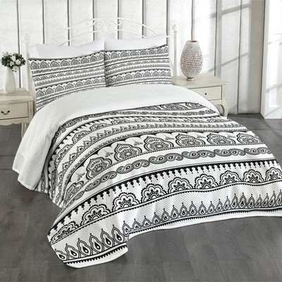 Ethnisch Tagesdecke Set Eastern Tattoo Design Kunst