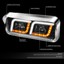 DNA MOTORING LED DRL Projector Headlights For Kenworth W900 & Western Star 4800 (1981-2019)