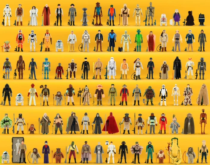 Complete Vintage Star Wars Action Figure Collection