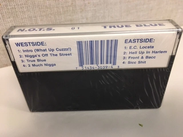 N.O.T.S. - True Blue DARK BLUE Cassette Tape (New/No Shrink) 1992 - Image 2 of 2