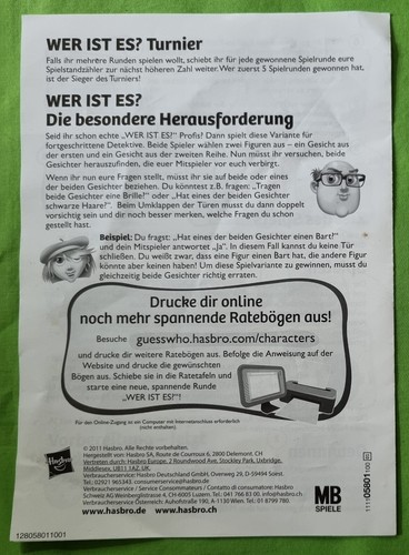 Wer ist es ? von Hasbro, vollständig! - Bild 5 von 5