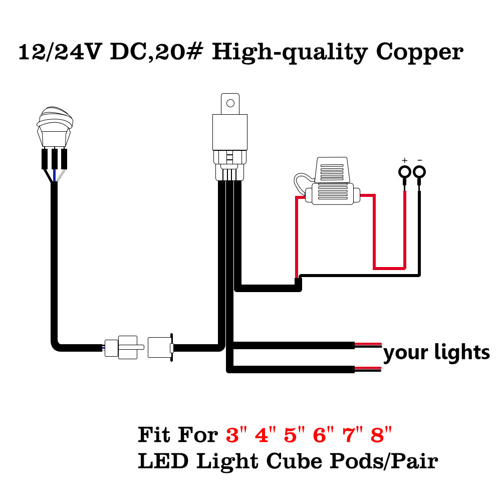 Led Light Diagram 12v