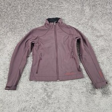 Marmot Jacket Womens Small S Red Windstopper Softshell Fleece Lined Outdoors
